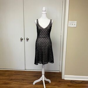 Trina Turk Navy Lace Dress